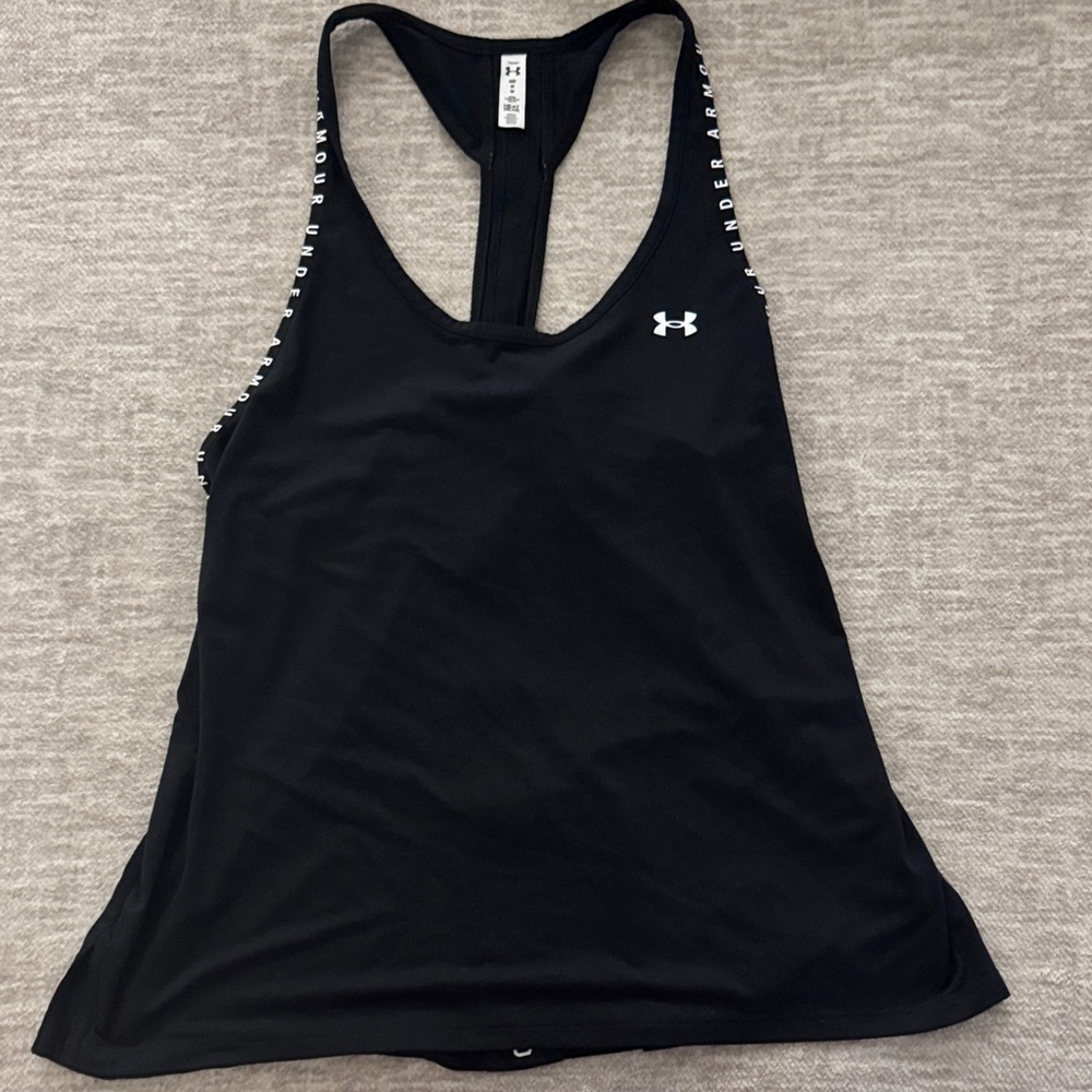 Under Armour Women's Black Racerback Tank Top
